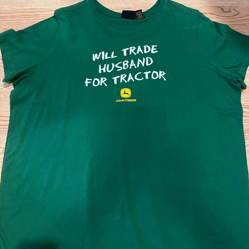 John Deere woman’s plus size tee